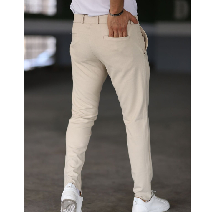 Herren Hosen | Schlanke Chino Optik | Lässig Kleider Herren