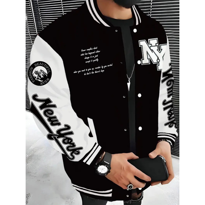 Jacke Herren | Streetwear Varsity Stil | Winterjacke Herren