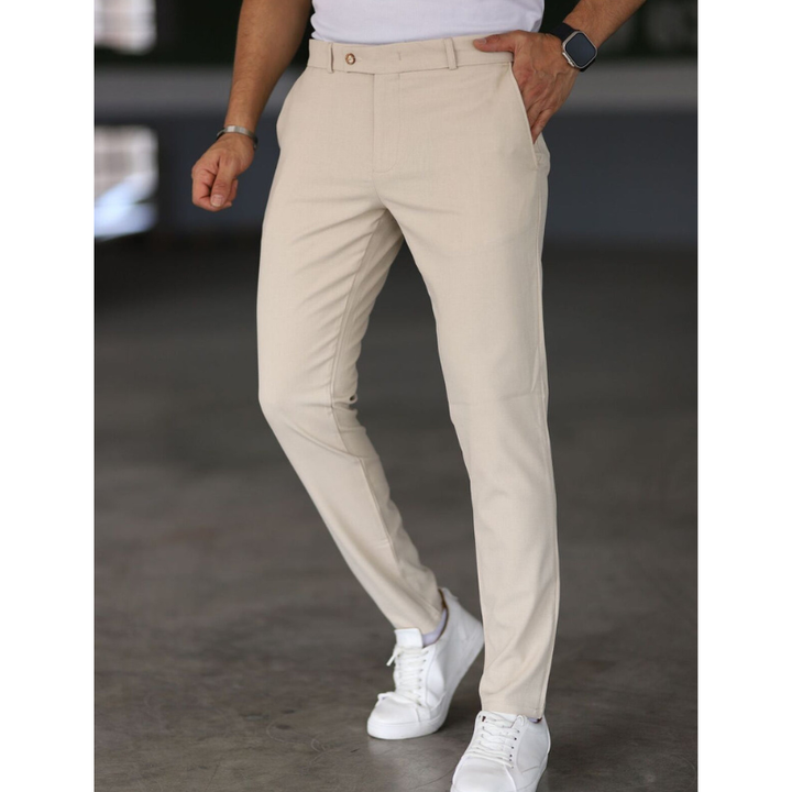 Herren Hosen | Schlanke Chino Optik | Lässig Kleider Herren