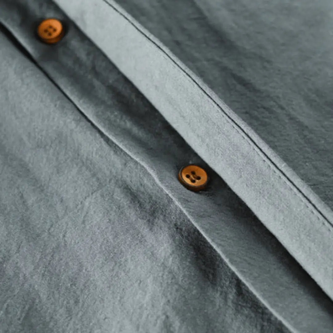 Herren Hemd | Mandarin Kragen Design | Kleider Freizeitstil