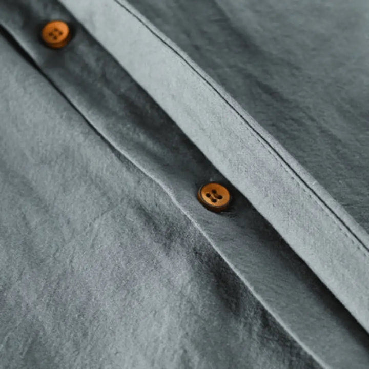 Herren Hemd | Mandarin Kragen Design | Kleider Freizeitstil