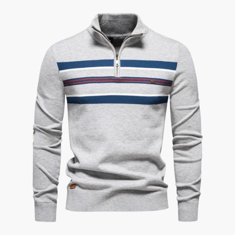 Pullover Herren | Modisch Strickpullover Herren | Streifen Stil
