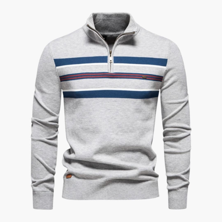 Pullover Herren | Modisch Strickpullover Herren | Streifen Stil