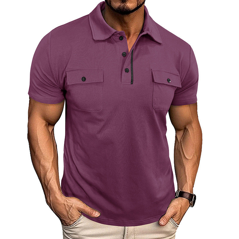 Herren Poloshirt | Slimfit Elegant | Mit Knöpfen | Sommer