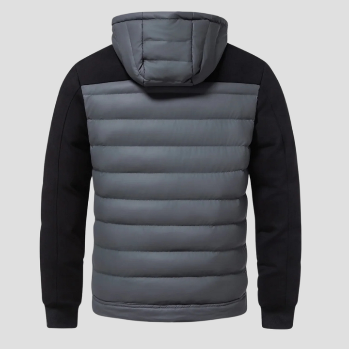 Winterjacke Herren | Leichte Steppjacke mit Kapuze | Jacke Herren Sportlich