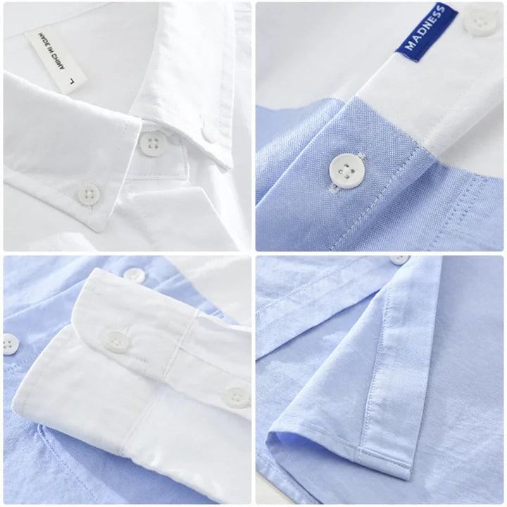 Herren Hemd | Oversized | Mit Knöpfen | Sommer