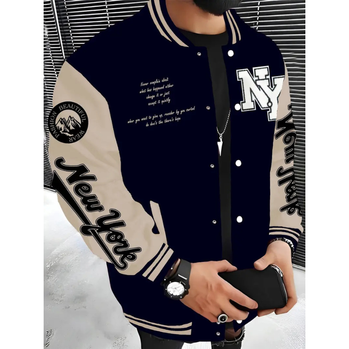 Jacke Herren | Streetwear Varsity Stil | Winterjacke Herren