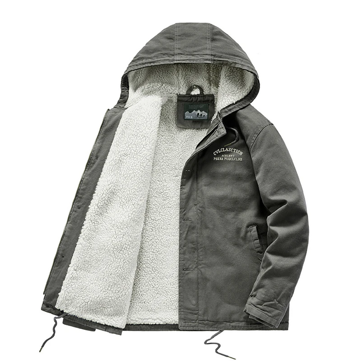 Jacke Herren | Winterjacke Herren Kapuze | Bequemer Outdoor Style