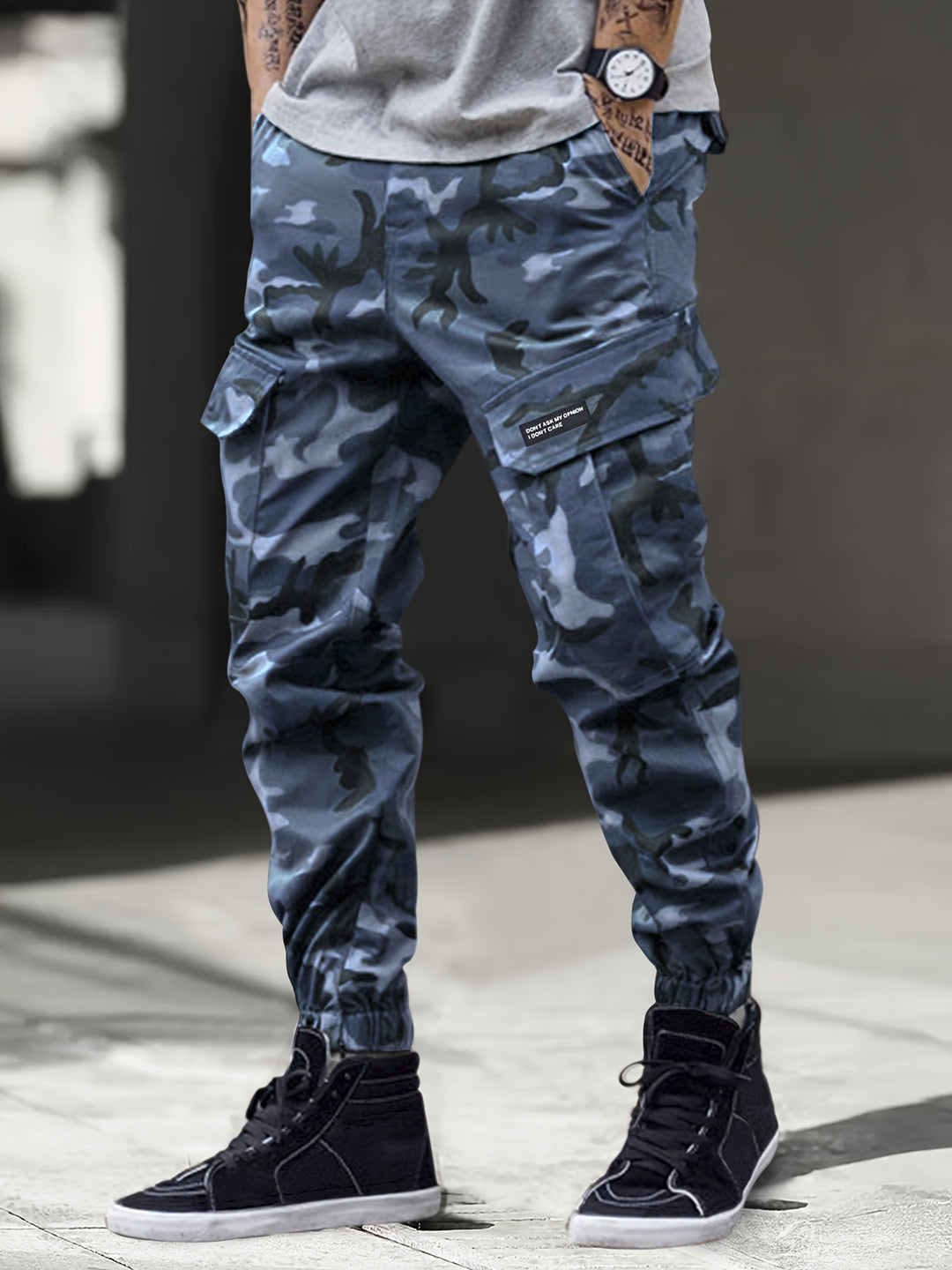 Herren Hose | Tapered Cargo | Mit Taschen | Sommer