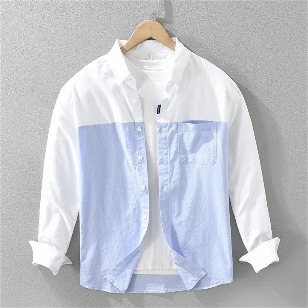 Herren Hemd | Oversized | Mit Knöpfen | Sommer