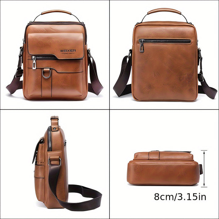 Herren Tasche | Classic Elegant | Mit Reißverschluss | Alltag