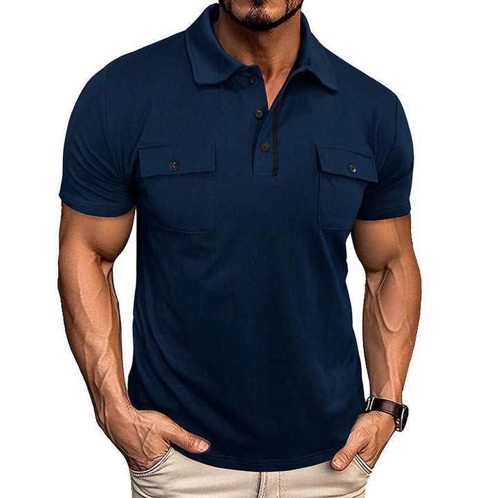 Herren Poloshirt | Slimfit Elegant | Mit Knöpfen | Sommer