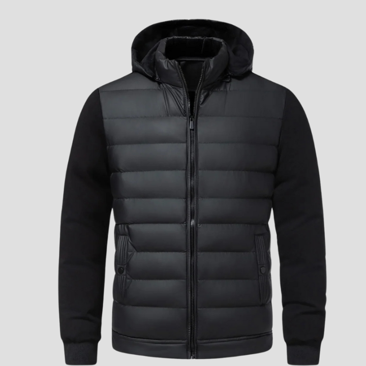 Winterjacke Herren | Leichte Steppjacke mit Kapuze | Jacke Herren Sportlich