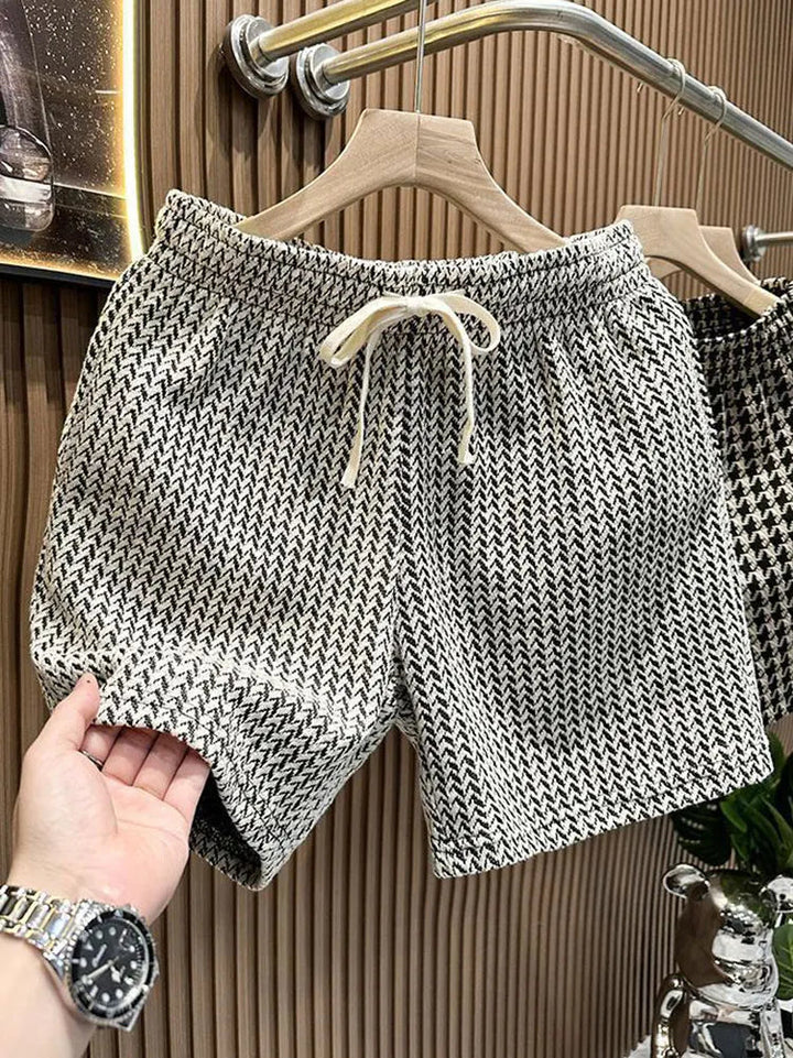 Herren Shorts | Retro | Mit Kordelzug | Sommer