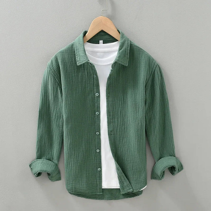Herren Hemd | Oversized | Mit Knöpfen | Sommer