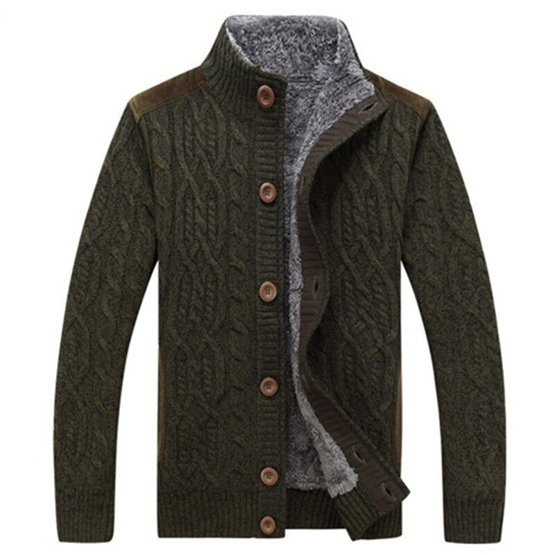 Herren Strickjacke | Slimfit | Mit Knöpfen | Winter