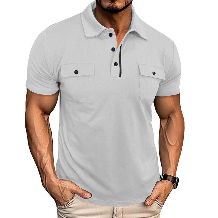 Herren Poloshirt | Slimfit Elegant | Mit Knöpfen | Sommer