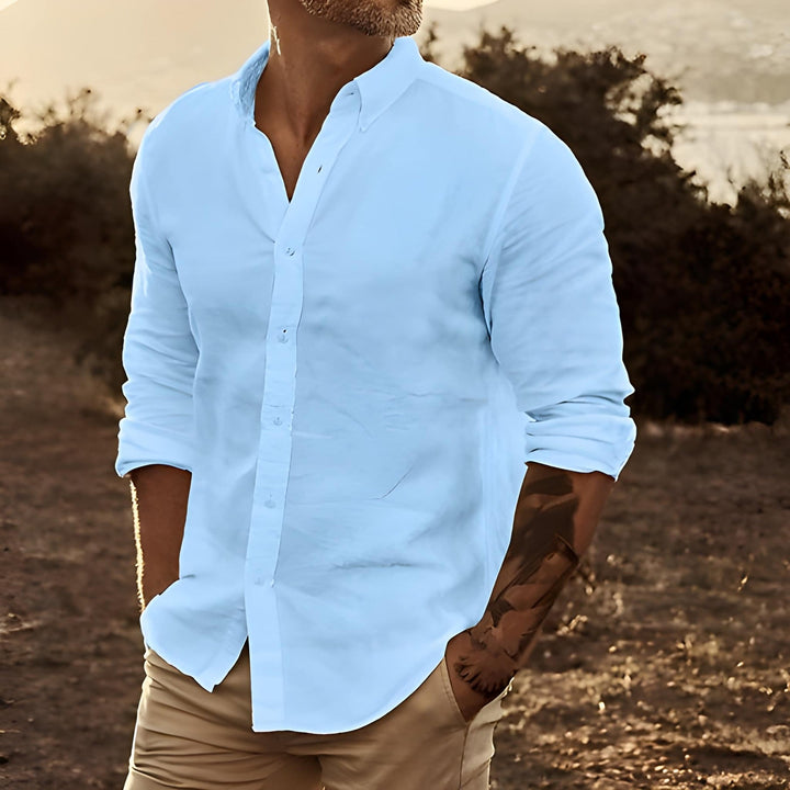 Herren Hemd | Slimfit | Mit Knopfleiste | Sommer