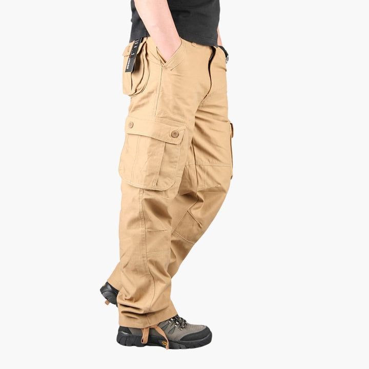 Herren Cargohose | Gerade Passform | Seitentaschen | Sommer