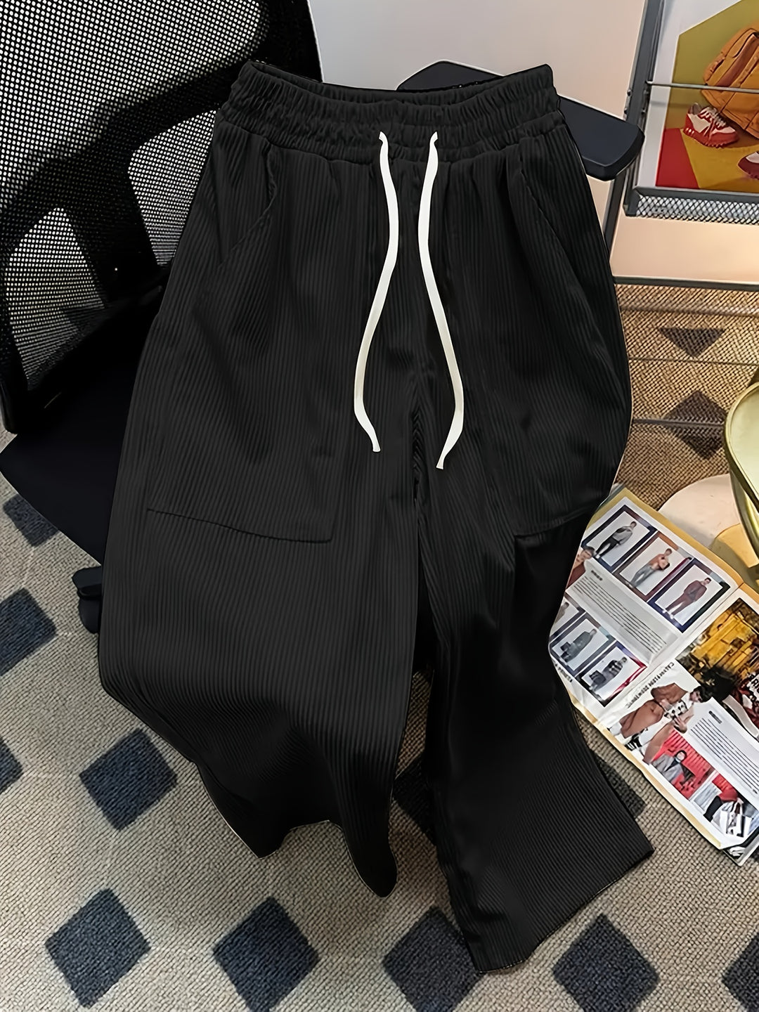 Herren Hose | Wijde pijpen | Schlupfmodell | Sommer