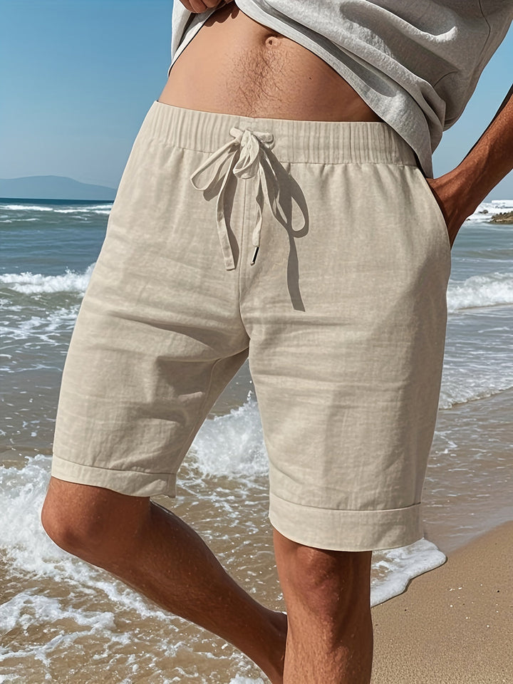 Herren Shorts | Straight | Mit Kordelzug | Sommer
