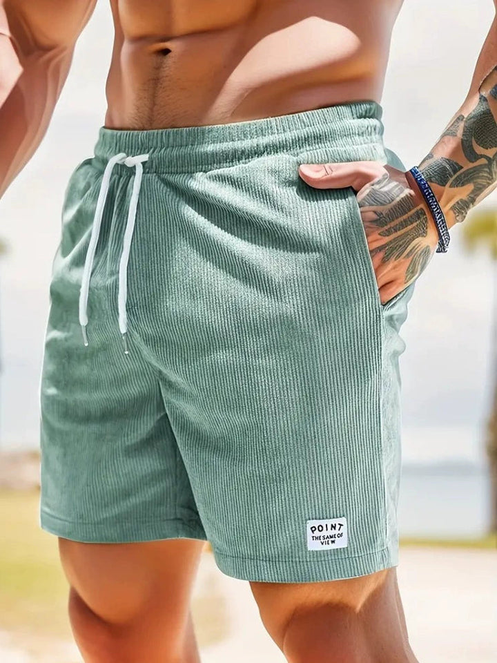 Herren Shorts | Straight | Mit Kordelzug Detail | Sommer