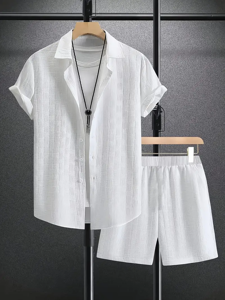 Herren Set | Elegant | Mit Knöpfen | Sommer