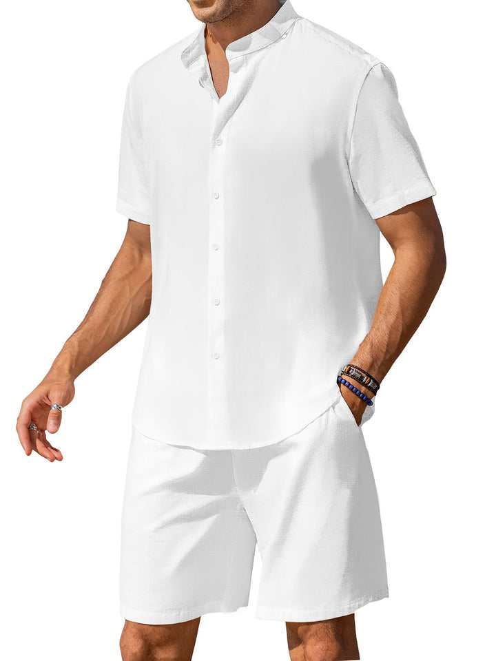 Herren Set | Elegant | Mit Knöpfen | Sommer