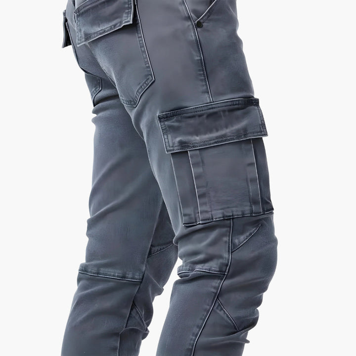 Herren Cargohose | Slimfit | Mit Taschen | Herbst