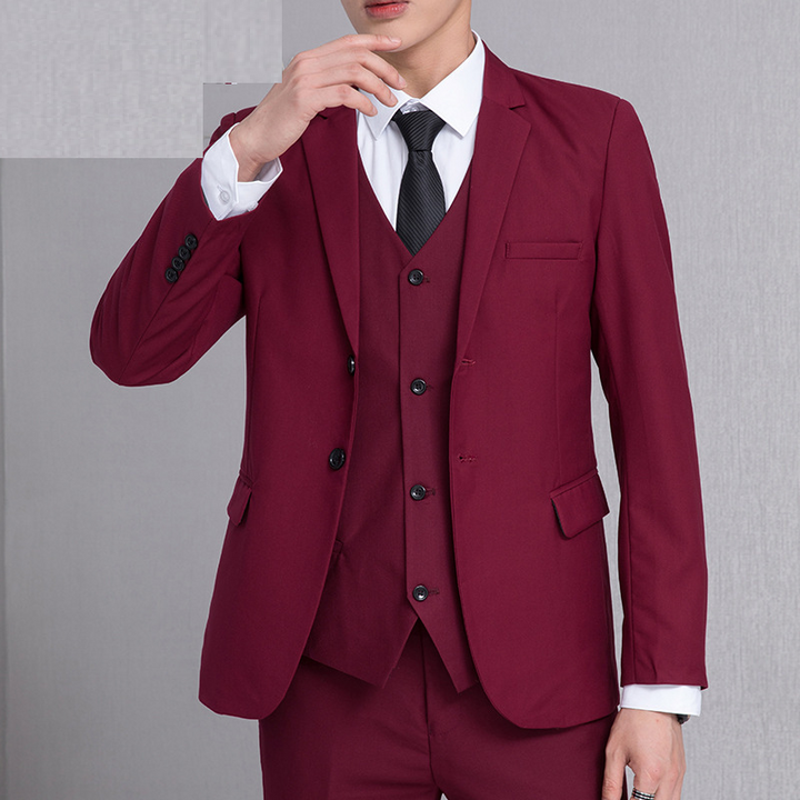 Herren Anzug | Elegant | Mit Knopfverschluss | Herbst