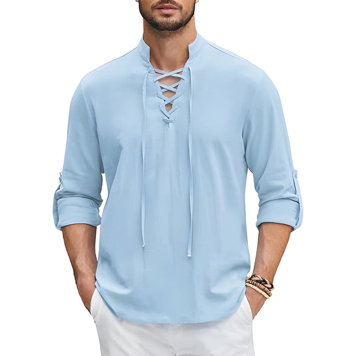 Herren Top | Straight | Mit Schnürung | Sommer