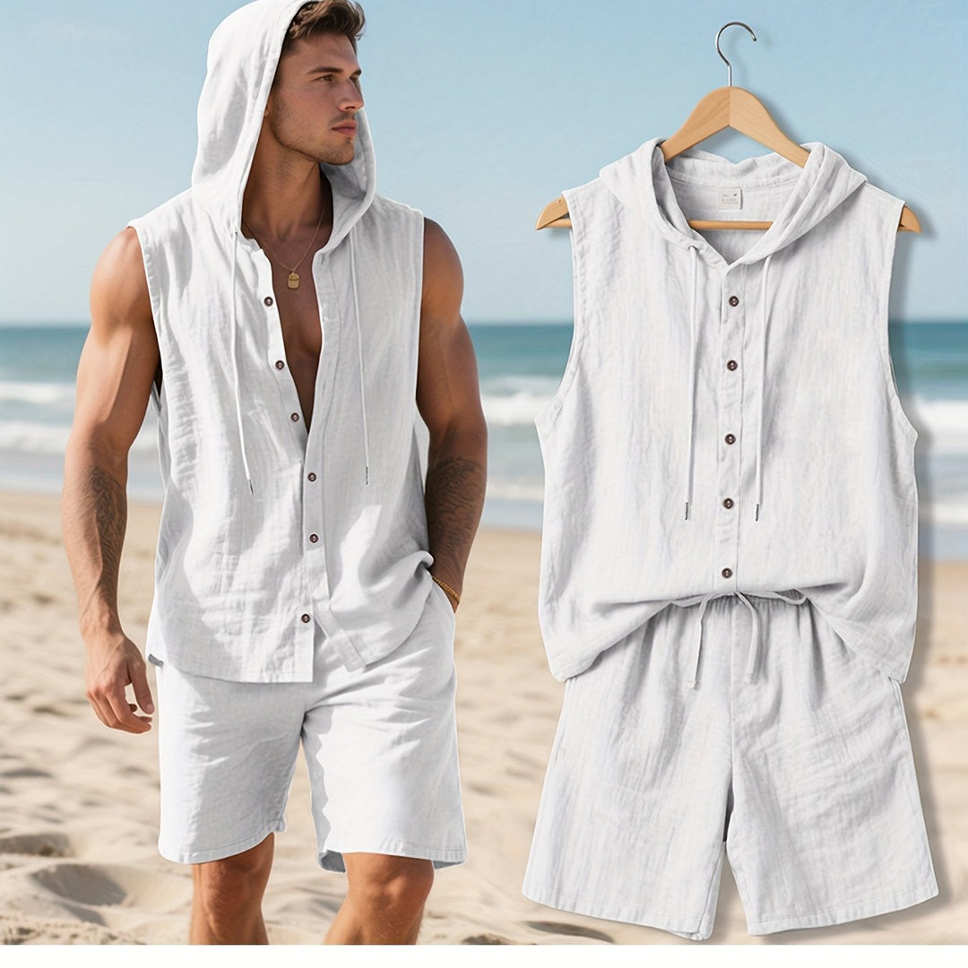 Herren Set | Elegant | Mit Kapuze | Sommer