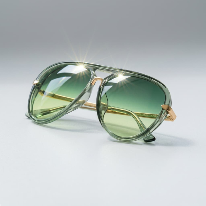 Herren Sonnenbrille | Retro | Metallbügel | Sommer