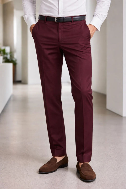 Herren Hose | Straight | Mit Knopfverschluss | Sommer