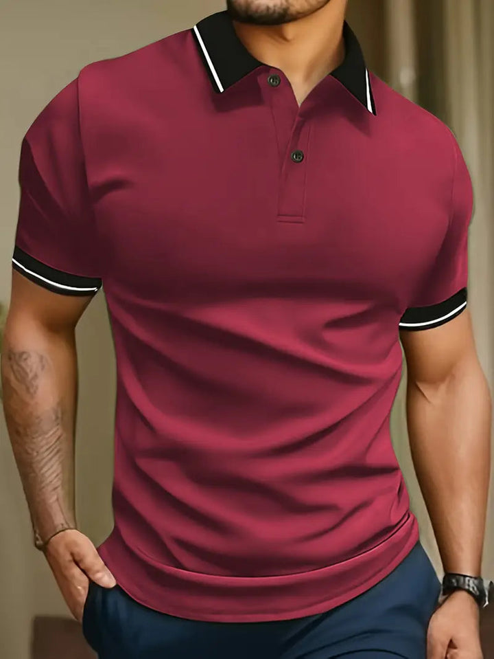 Herren Polohemd | Gerade Passform | Mit Knopfleiste | Sommer
