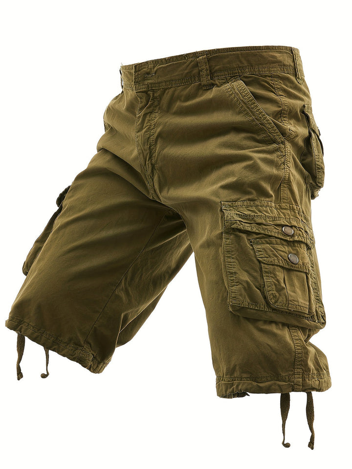 Herren Cargoshorts | Bequem Baumwolle | Mit Seitentaschen | Lässiger Sommer
