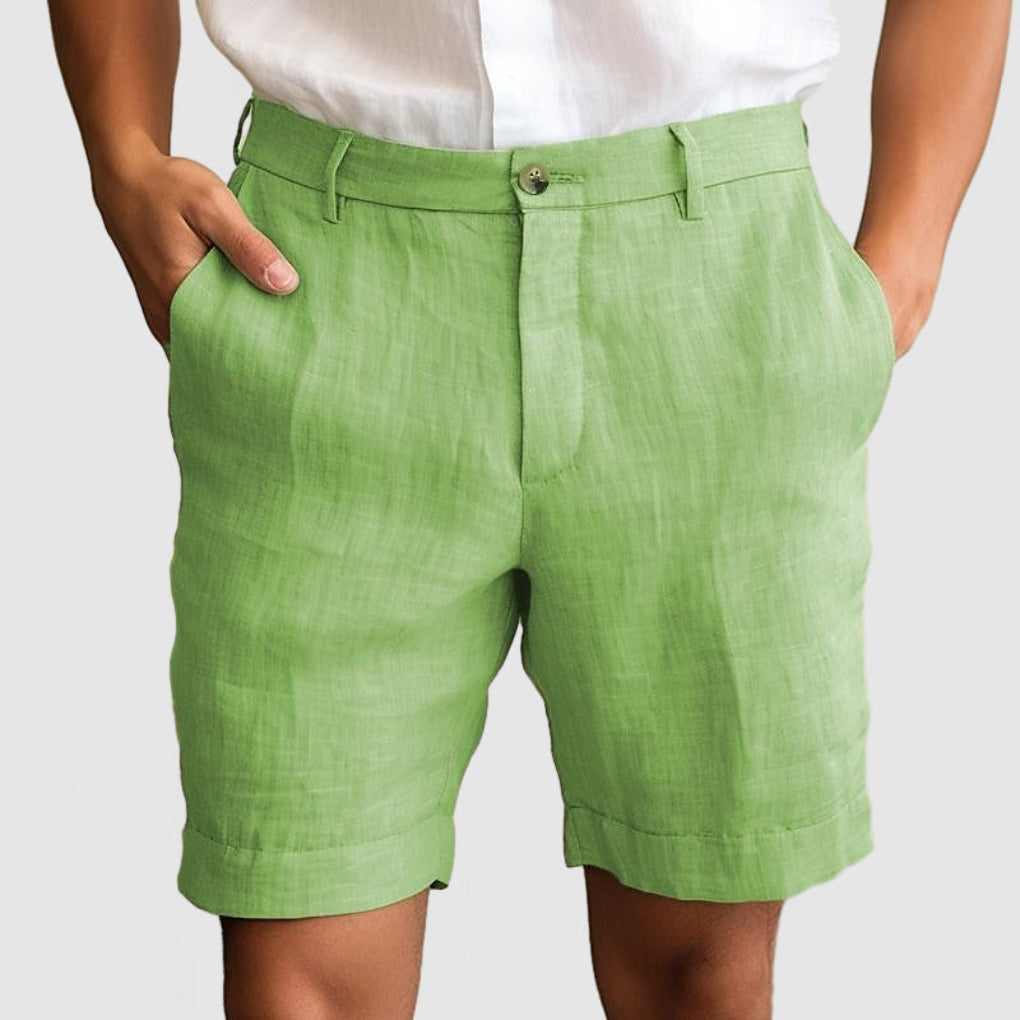 Herren Shorts | Straight | Mit Knopf | Sommer