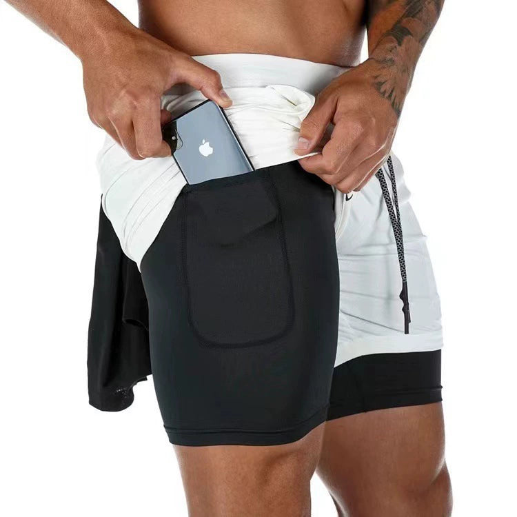 Herren Shorts | Sport | Mit Binnenhose Hybrid | Sommer