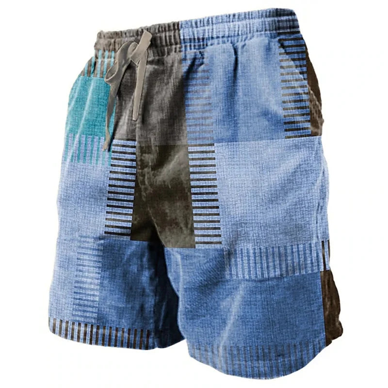 Herren Shorts | Retro | Mit Kordelzug | Sommer