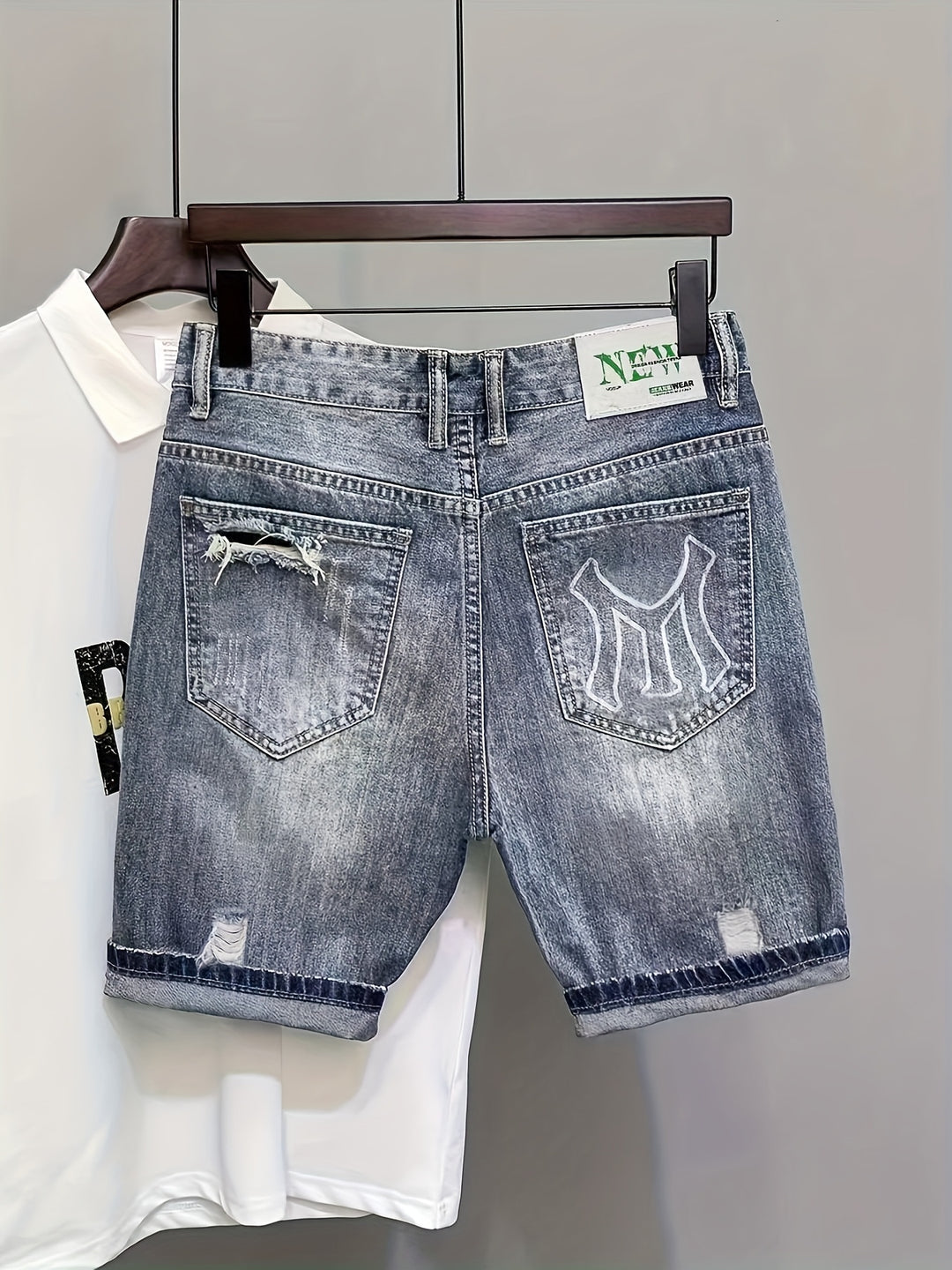 Herren Shorts | Straight | Mit Knopfverschluss | Sommer