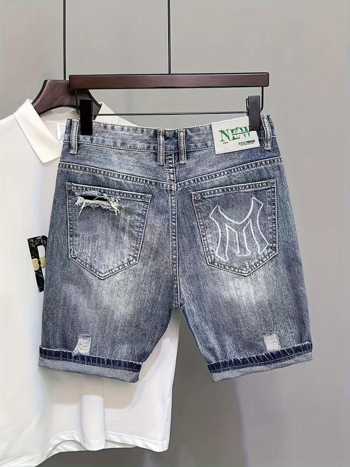 Herren Shorts | Straight | Mit Knopfverschluss | Sommer