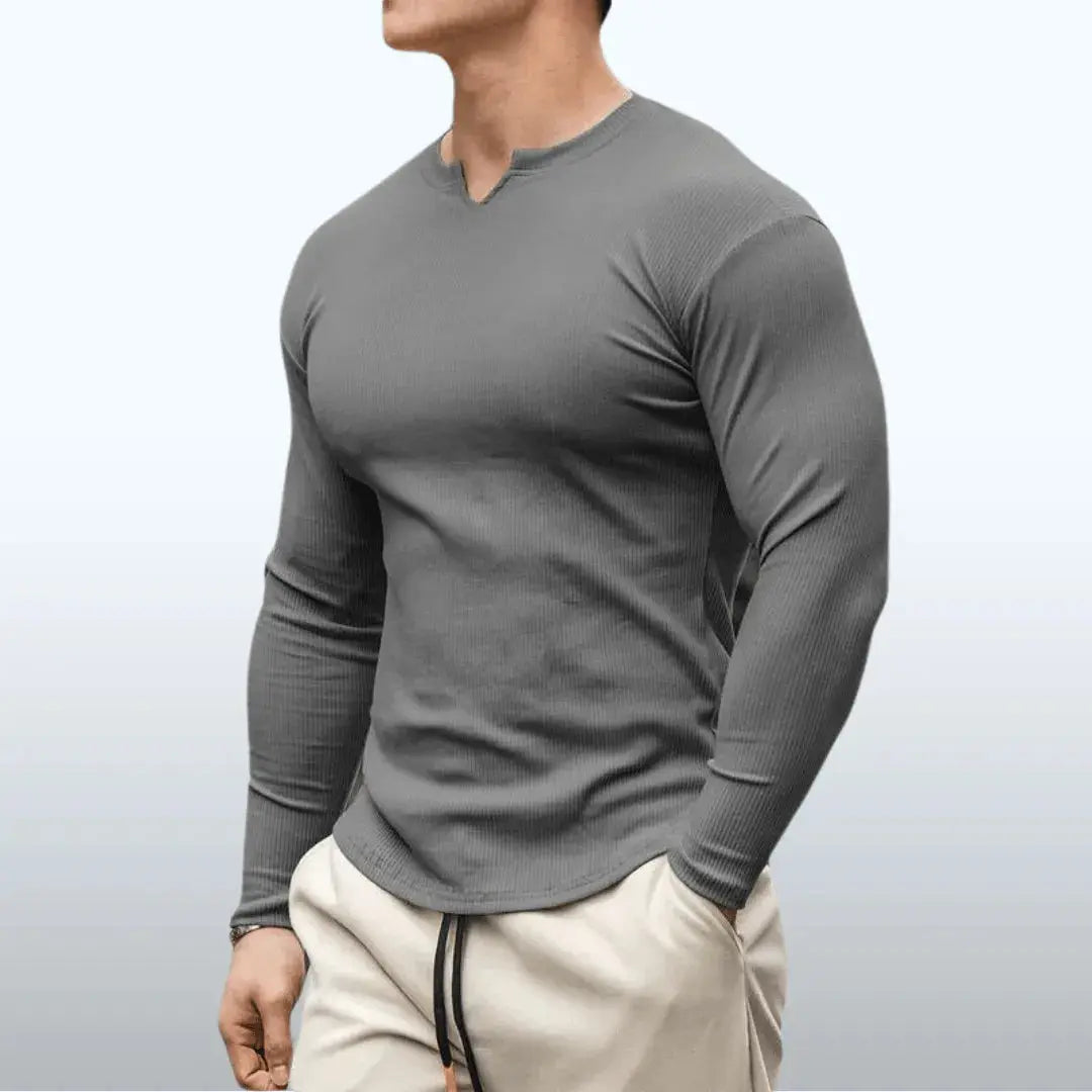 Herren Hemd | Geripptes Slim Fit Design | Modern Kleider Look