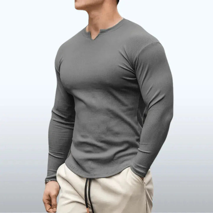 Herren Hemd | Geripptes Slim Fit Design | Modern Kleider Look