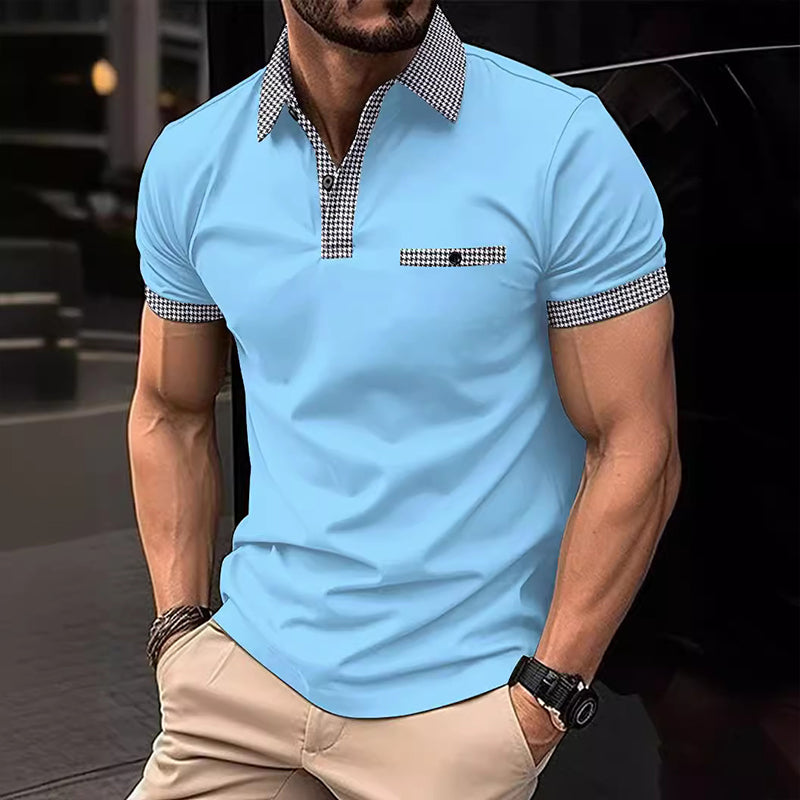 Herren Polohemd | Schmale Passform | Mit Knopfleiste | Sommer