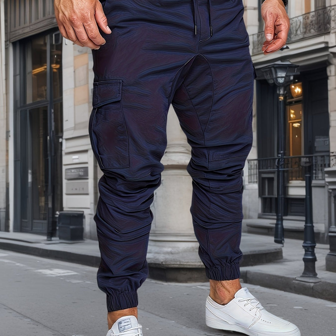Herren Jogginghose | Cargo Stil | Schmale Passform | Sommer
