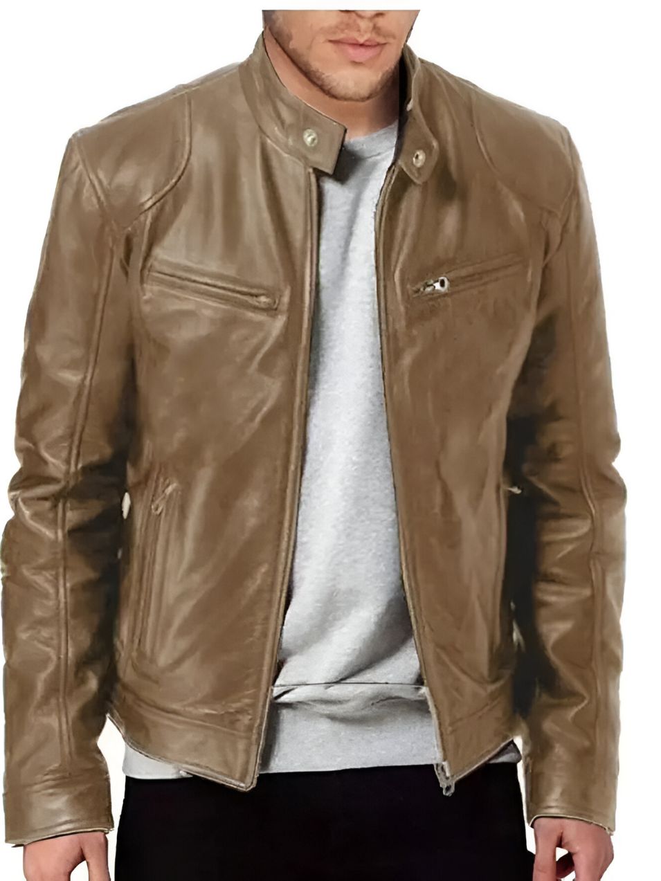 Herren Jacke | Slimfit | Mit Reißverschluss | Herbst