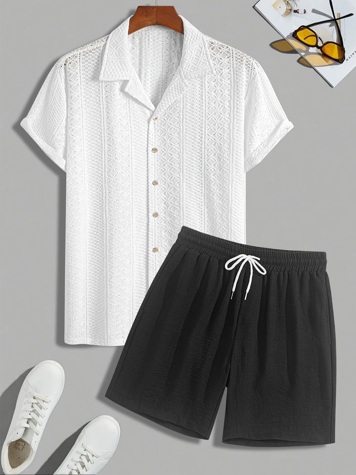 Herren Set | Elegant | Mit Knöpfen | Sommer