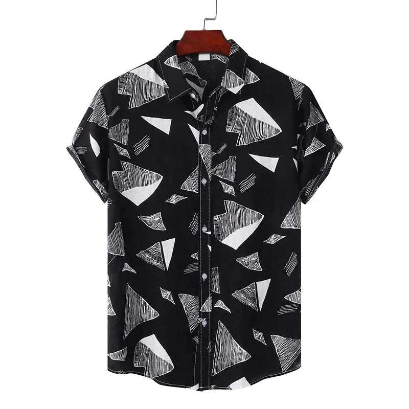 Herren Shirt | Grafikmuster | Kurzarm | Sommer