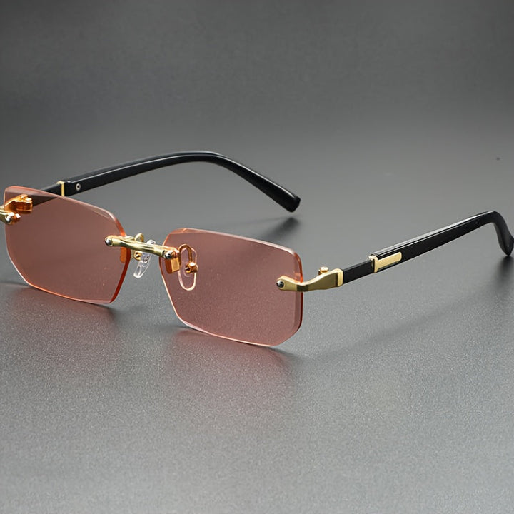 Herren Sonnenbrille | Retro | Ohne Rahmen | Sommer Minimal
