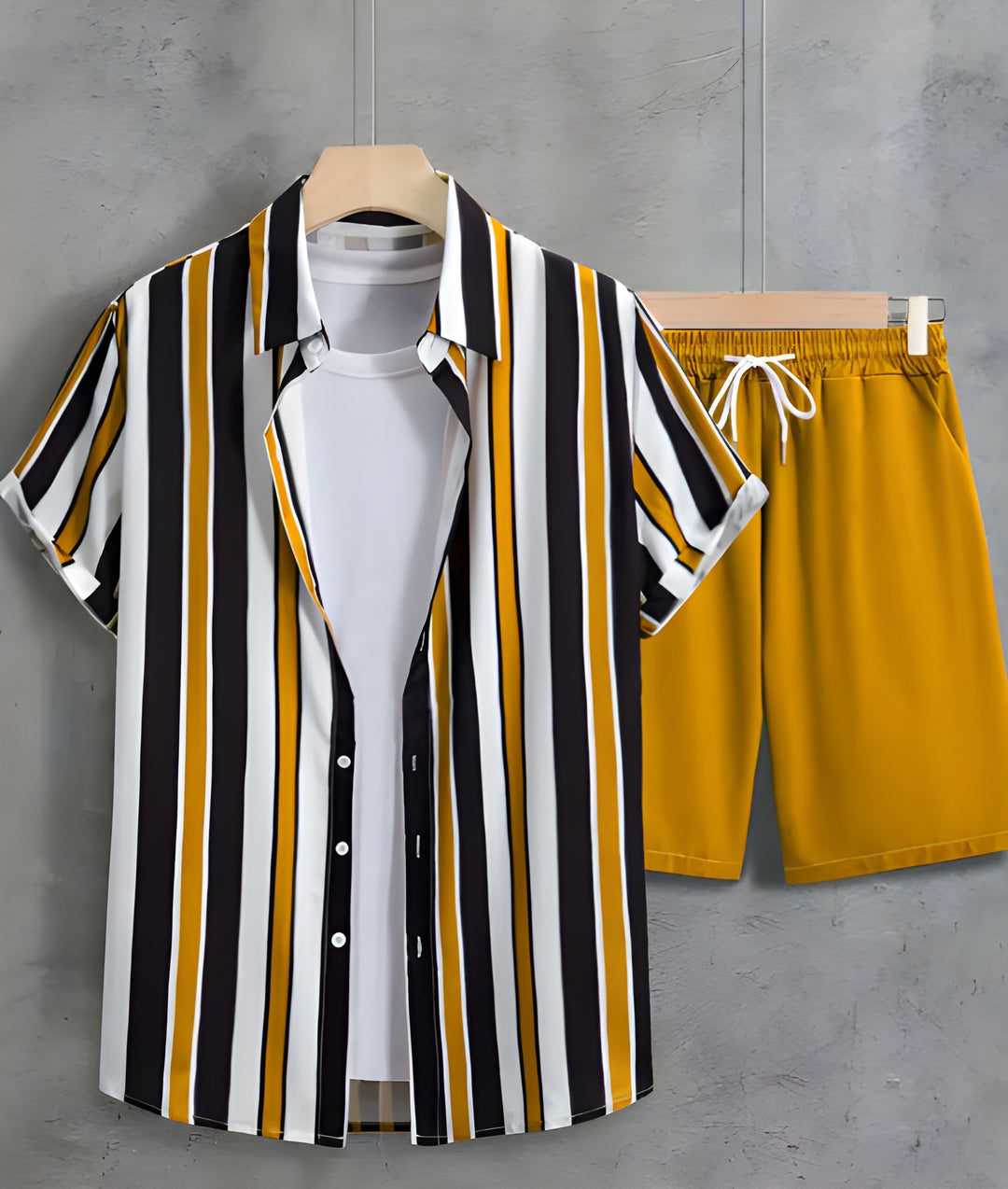 Herren Set | Oversized | Mit Knopfleiste | Sommer Urban